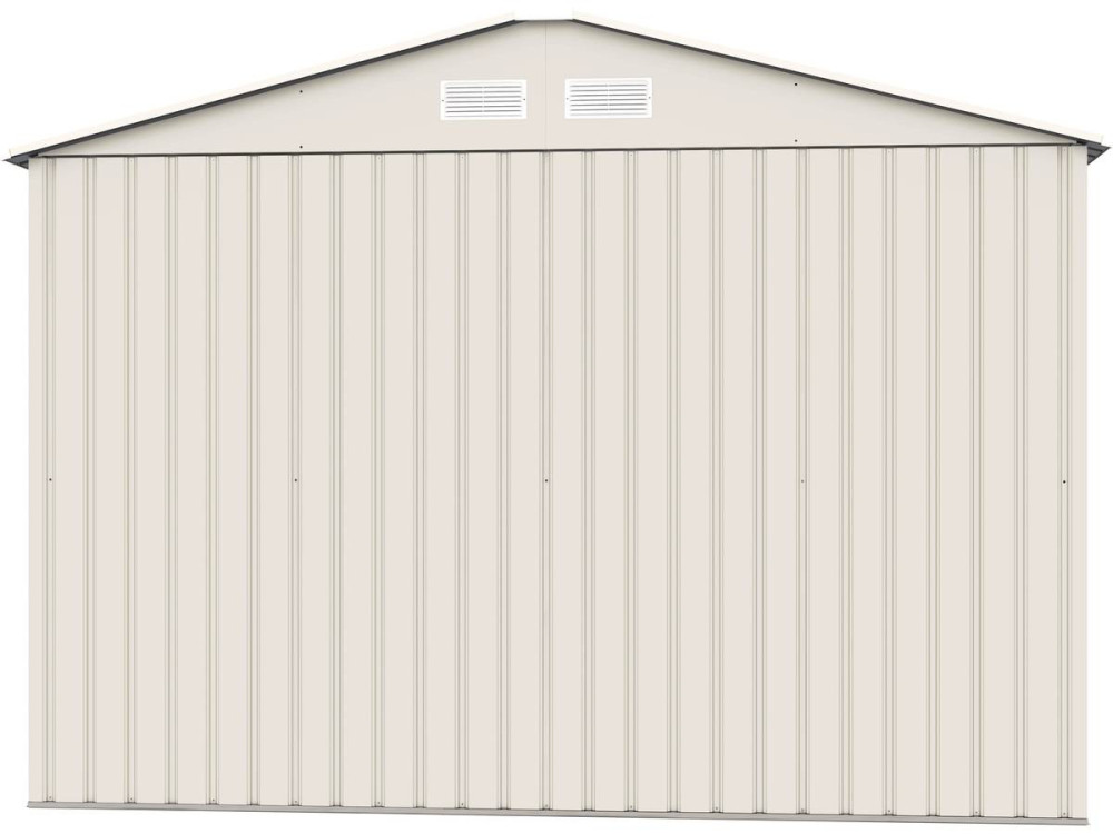 Nebraska metal garden shed - 5.29 m² - Beige