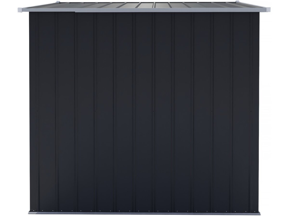 Boston" metal garden shed - 5.29 m² (4.76 m2 floor area) - Grey