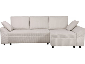 Vaugirard II corduroy corner sofa - 3 seater - Beige