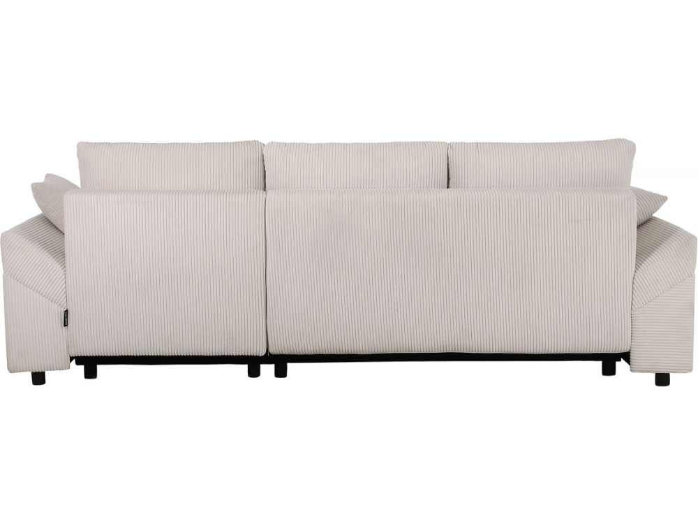 Vaugirard II corduroy corner sofa - 3 seater - Beige