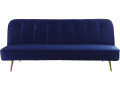 James Velvet Clic Clac Sofa - 180 x 83 x 75 cm - 3 seater - Dark blue - Dark blue