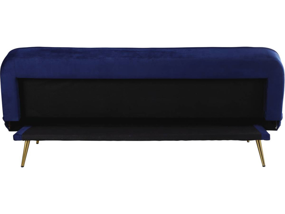 James Velvet Clic Clac Sofa - 180 x 83 x 75 cm - 3 seater - Dark blue
