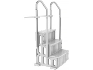 Nathan" simple pool staircase - 3 steps - plastic