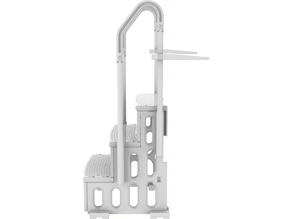 Nathan" simple pool staircase - 3 steps - plastic
