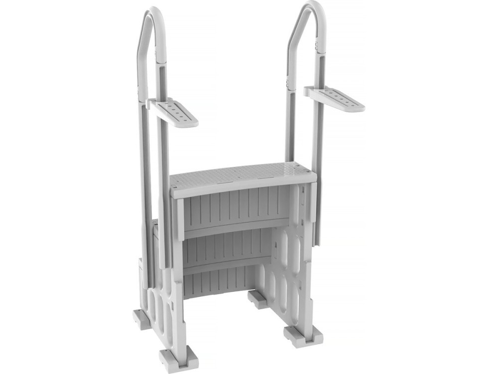 Nathan" simple pool staircase - 3 steps - plastic