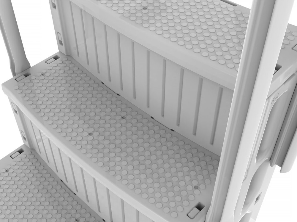 Nathan" simple pool staircase - 3 steps - plastic