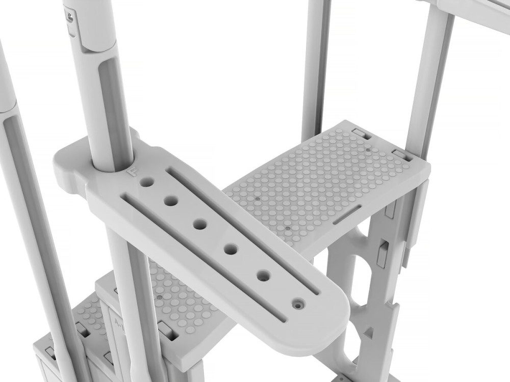 Nathan" simple pool staircase - 3 steps - plastic