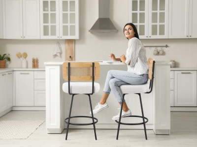 Bar stools and chairs for the kitchen or living room