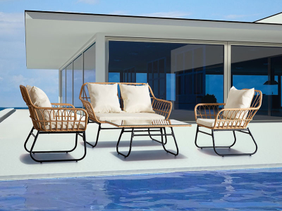 How do you choose cushions for an outdoor dining area?
